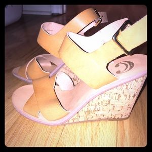 Tan wedges.